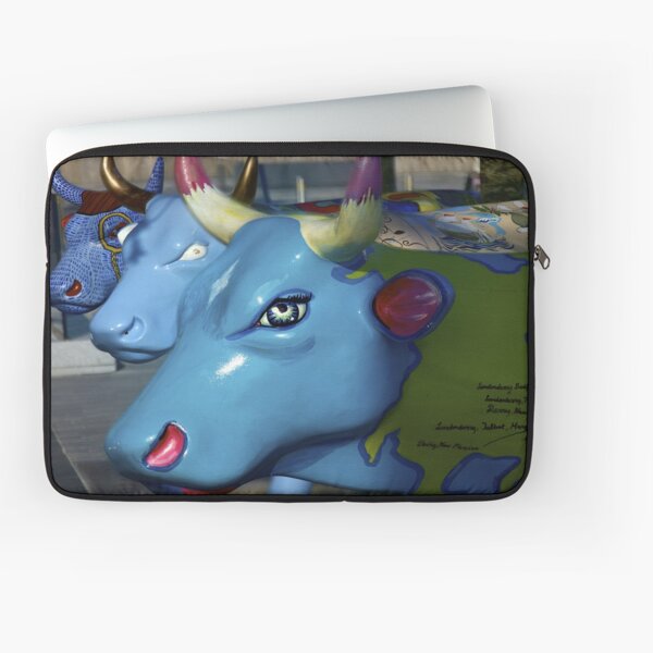 Three Cows on Parade, Ebrington Sq, Derry Laptop Sleeve