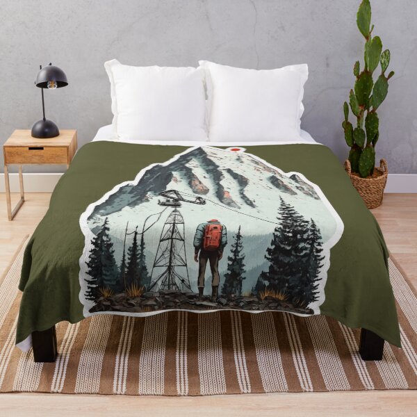 Item preview, Person with a Backpack Hiking in the Mountains designed and sold by quick-drops.