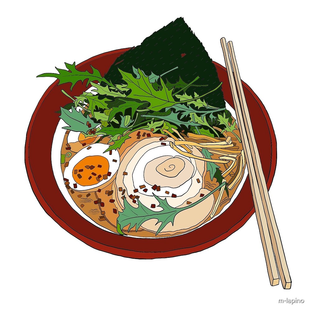 "Soy Ramen Noodle" by m-lapino | Redbubble