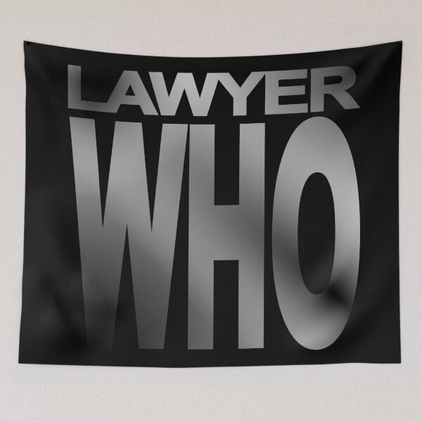 Item preview, Doctor Who inspired logo 1 Lawyer designed and sold by LexAlfa.
