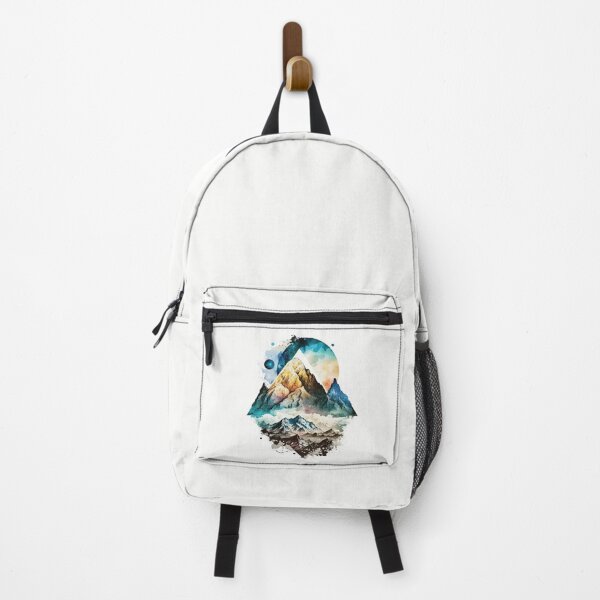 Item preview, Futuristic Mountains with Big Moon in the Background designed and sold by quick-drops.