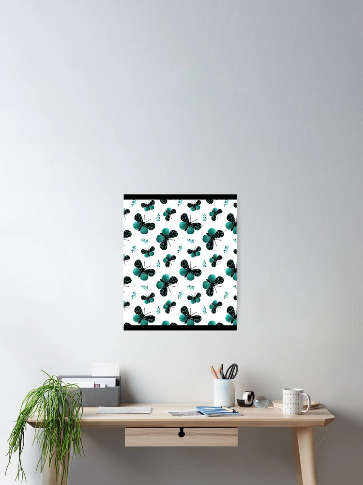 Thumbnail 2 of 3, Poster, Butterfly Pattern designed and sold by BusyIsaWork.