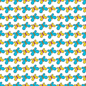 Artwork thumbnail, Butterfly Pattern  by BusyIsaWork