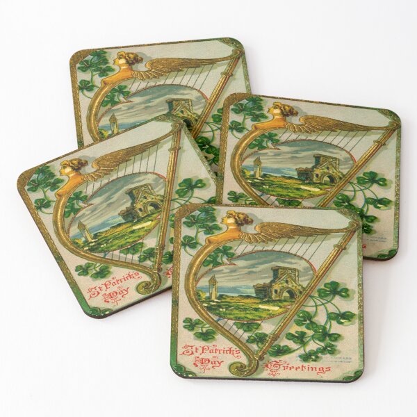 Item preview,  St Patricks Day Vintage Greeting designed and sold by Tamas Das.