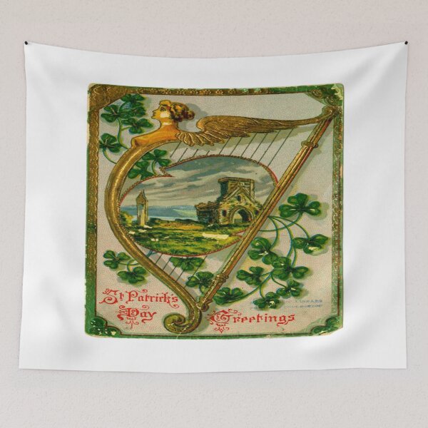 Item preview,  St Patricks Day Vintage Greeting designed and sold by Tamas Das.