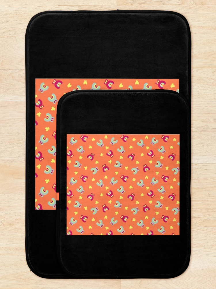 Thumbnail 5 of 6, Bath Mat, Butterfly Pattern designed and sold by BusyIsaWork.