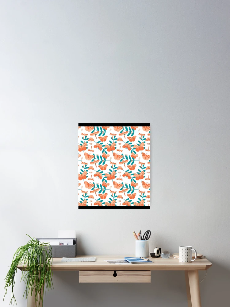 Thumbnail 2 of 3, Poster, Butterfly Pattern designed and sold by BusyIsaWork.