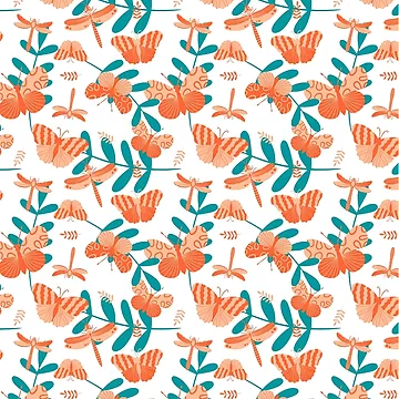 Artwork thumbnail, Butterfly Pattern by BusyIsaWork