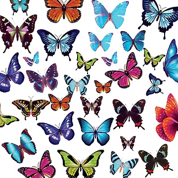 Artwork thumbnail, Butterfly Pattern by BusyIsaWork
