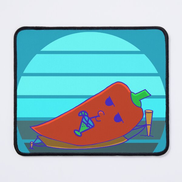 Item preview, Kawaii Chilling Red Pepper - Vintage Sun designed and sold by vystudio.