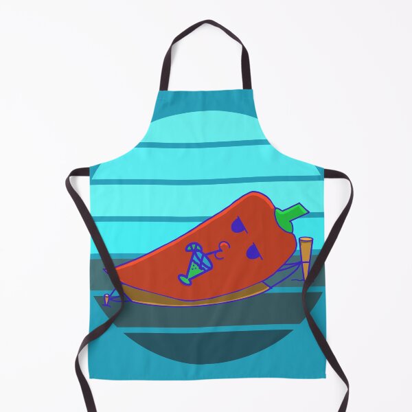 Item preview, Kawaii Chilling Red Pepper - Vintage Sun designed and sold by vystudio.