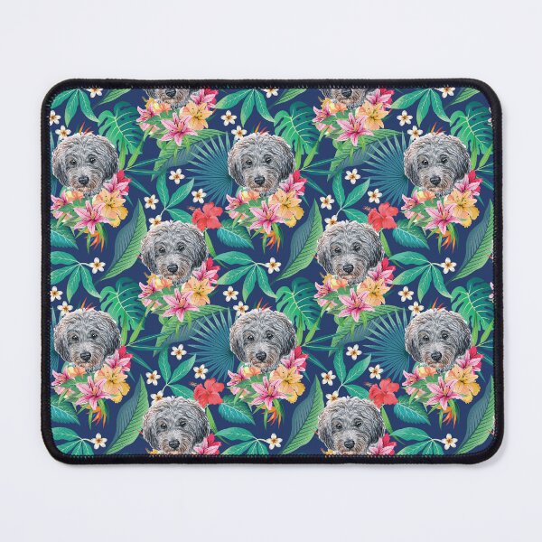 Item preview, Tropical Gray Silver Toy Poodle 2 designed and sold by lulupetart.