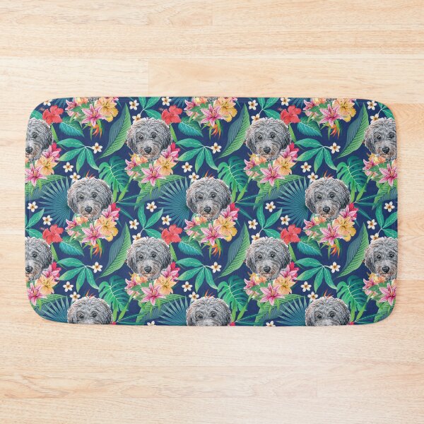 Item preview, Tropical Gray Silver Toy Poodle 2 designed and sold by lulupetart.