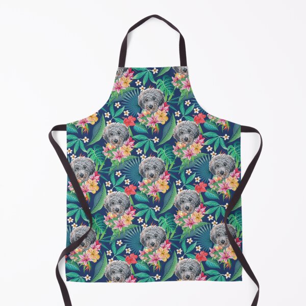 Item preview, Tropical Gray Silver Toy Poodle 2 designed and sold by lulupetart.