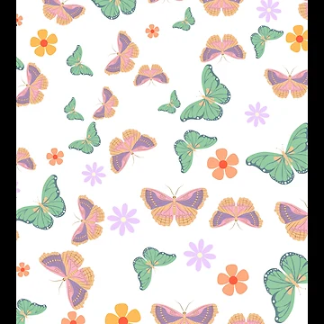 Artwork thumbnail, Butterfly Pattern by BusyIsaWork