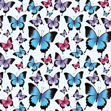 Artwork thumbnail, Butterfly Pattern by BusyIsaWork