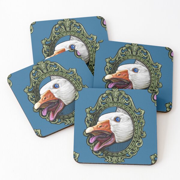 Item preview, Bird Cameo: Very Angry Goose designed and sold by FreyStrandDraws.