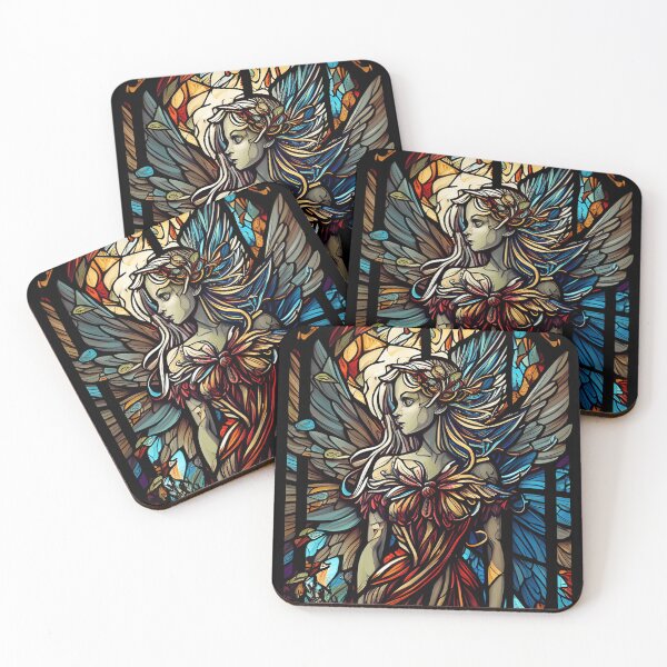 Item preview, Angel - Stained Glass designed and sold by ShadowAndSlate.
