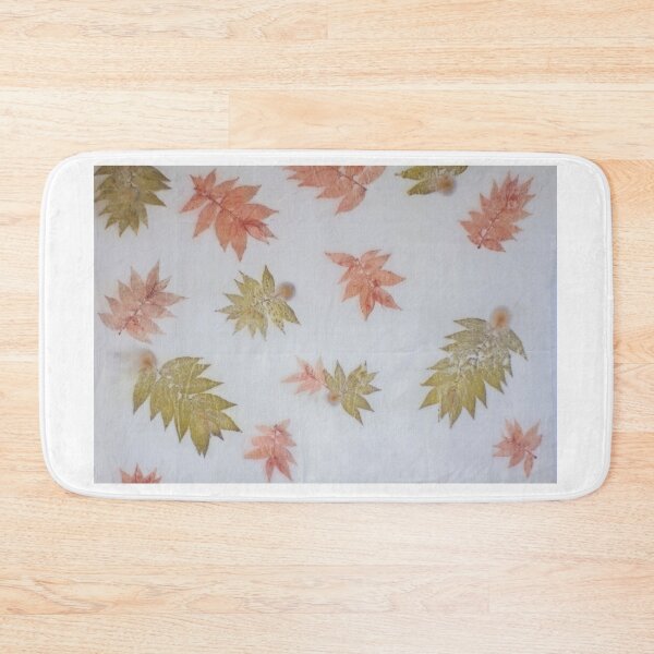 Item preview, Ecoprint from leaves on fabric. designed and sold by KanyaluckArtist.