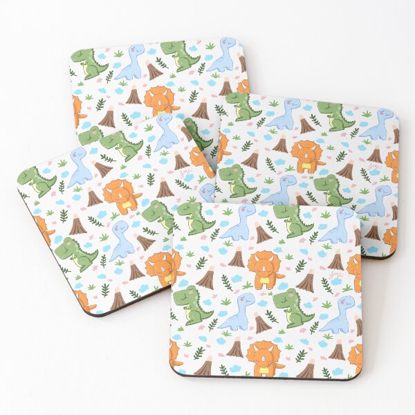 Item preview, Colorful Dinosaurs Pattern designed and sold by Patternomania.