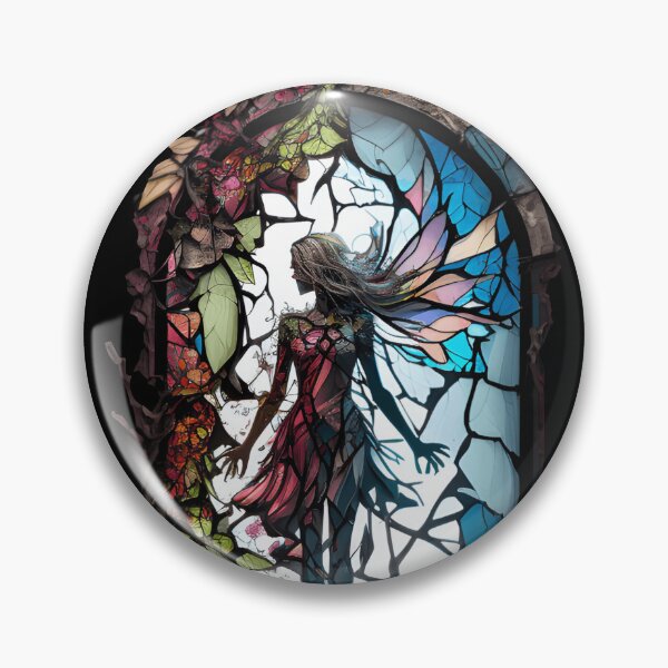 Item preview, Fairy - Stained Glass designed and sold by ShadowAndSlate.