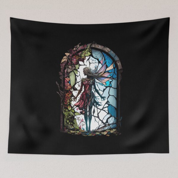 Item preview, Fairy - Stained Glass designed and sold by ShadowAndSlate.