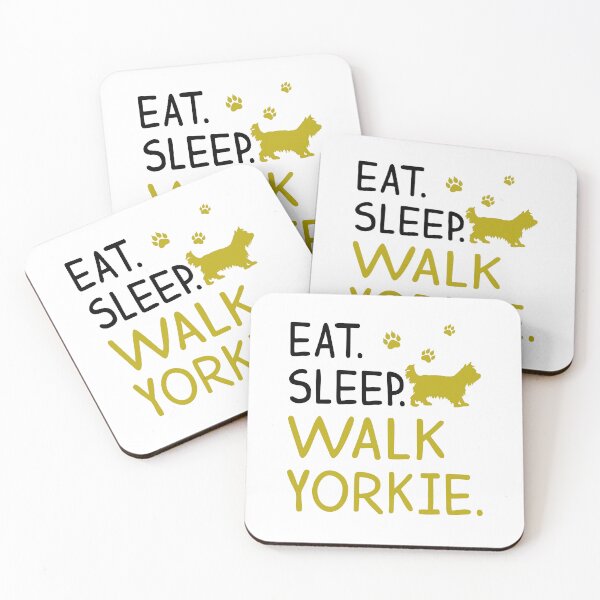 Item preview, Eat Sleep Walk Yorkie designed and sold by UnknownArtistt.