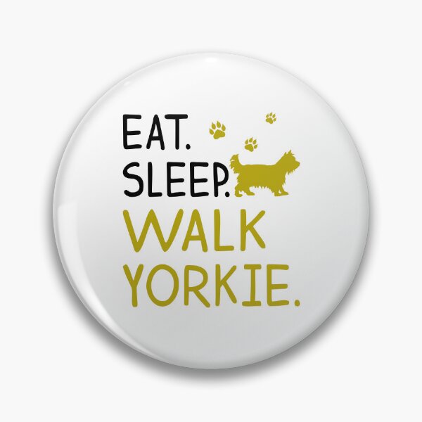 Item preview, Eat Sleep Walk Yorkie designed and sold by UnknownArtistt.
