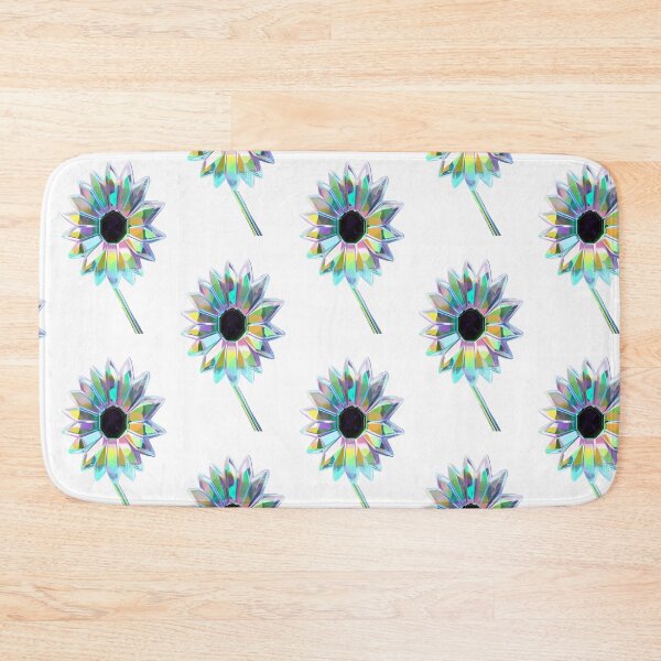 Item preview, iridescent metallic crystal colorful daisy flower designed and sold by rockate.