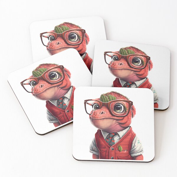 Item preview, Cute Trex Dinosaur Wearing Sunglass Sticker  designed and sold by quotopia.