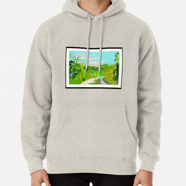 Devonshire lane in high summer Pullover Hoodie