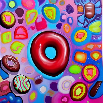 Artwork thumbnail, Chocolate donut by REALDesign-Shop