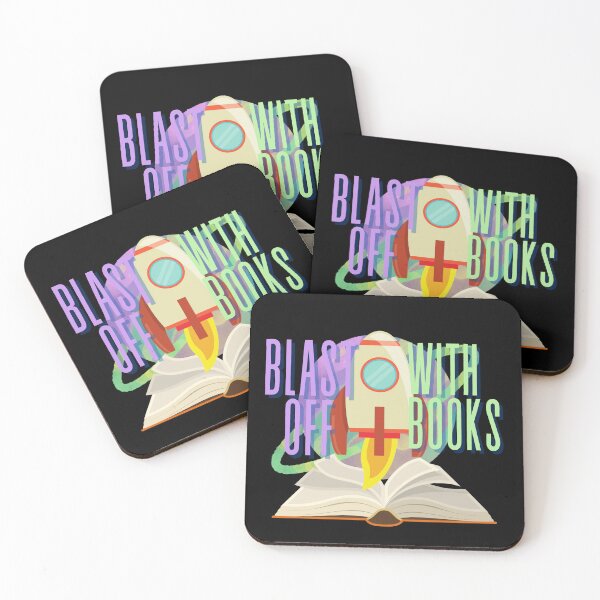 Item preview, Blast Off With Books designed and sold by River Graphic Design.