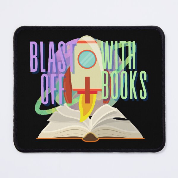 Item preview, Blast Off With Books designed and sold by River Graphic Design.