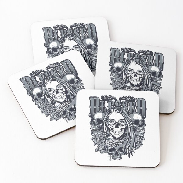 Item preview, Blessed by Dias de los muertos designed and sold by BadBoyCustoms.
