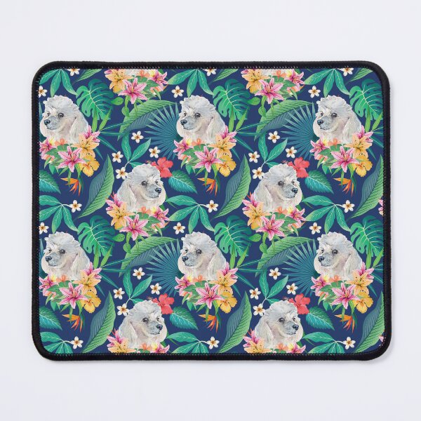 Item preview, Tropical White Standard Poodle designed and sold by lulupetart.
