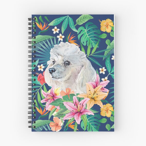 Item preview, Tropical White Standard Poodle designed and sold by lulupetart.
