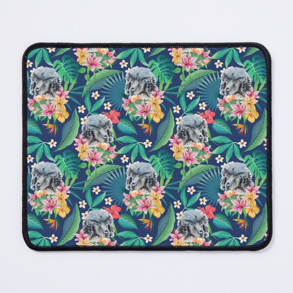 Item preview, Tropical Black Standard Poodle designed and sold by lulupetart.