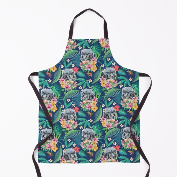 Item preview, Tropical Black Standard Poodle designed and sold by lulupetart.