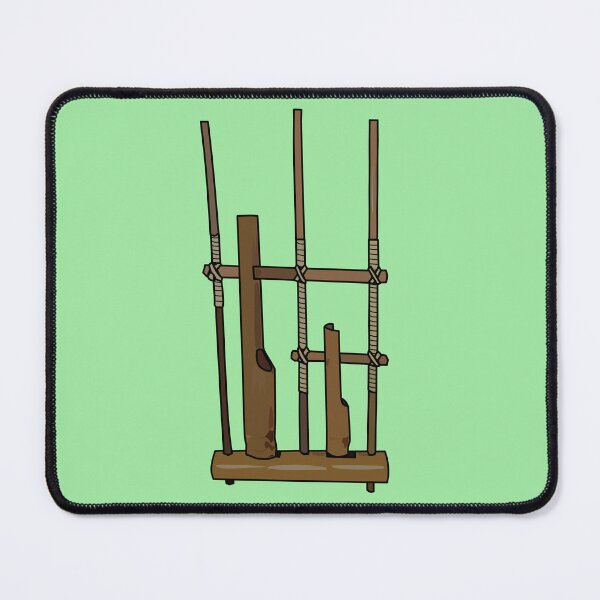 Item preview, Angklung cartoon illustration designed and sold by Misscartoon.