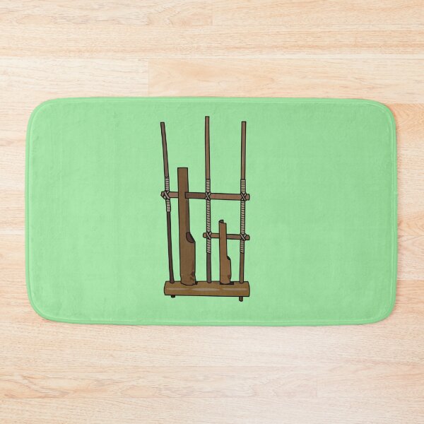 Item preview, Angklung cartoon illustration designed and sold by Misscartoon.