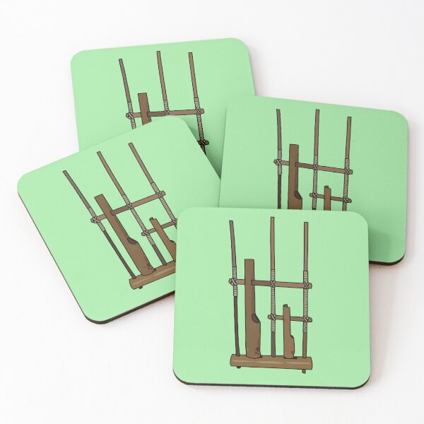 Item preview, Angklung cartoon illustration designed and sold by Misscartoon.