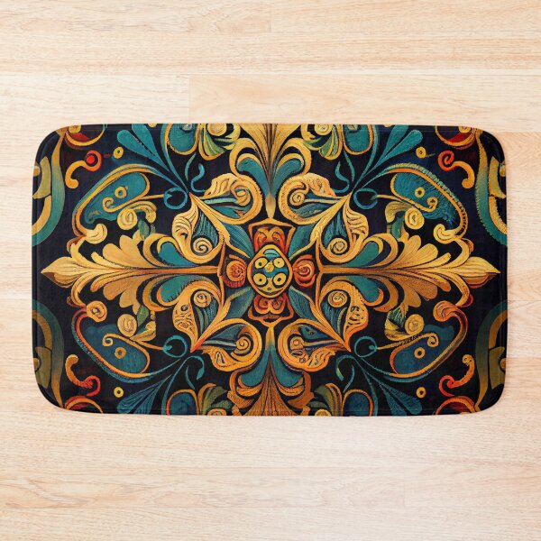 Item preview, Imagined Detailed New Traditional Pattern Digital Painting designed and sold by CodeAndColors.