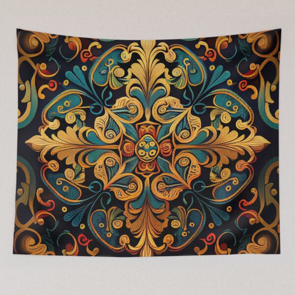 Item preview, Imagined Detailed New Traditional Pattern Digital Painting designed and sold by CodeAndColors.