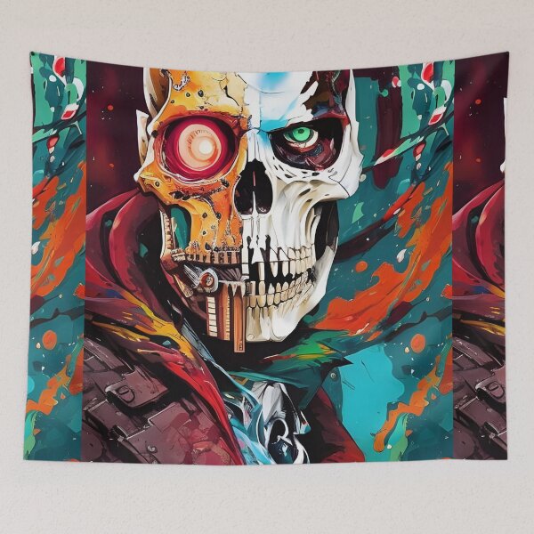 Item preview, Psychedelic Skull #73 designed and sold by mrbribe.