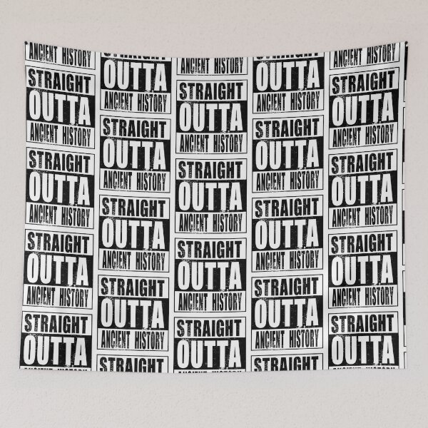 Item preview, Straight Outta Ancient History (black) designed and sold by SolidEarthArt.
