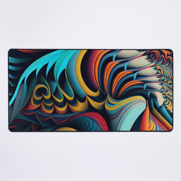 Artikelvorschau, Artistic Extreme Maximalist Pattern Digital Painting entworfen und verkauft von CodeAndColors.