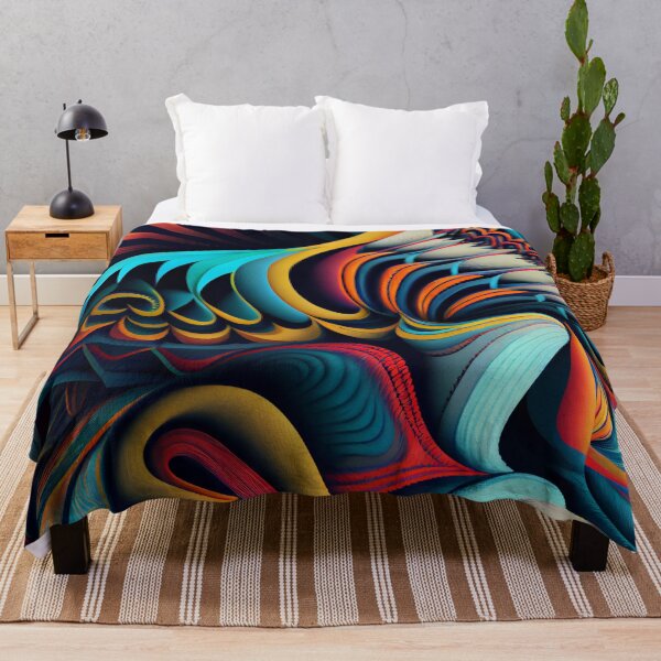 Item preview, Artistic Extreme Maximalist Pattern Digital Painting designed and sold by CodeAndColors.