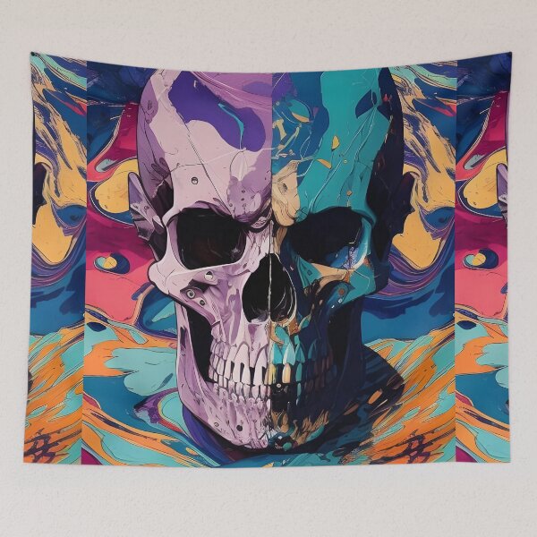 Item preview, Psychedelic Skull #74 designed and sold by mrbribe.