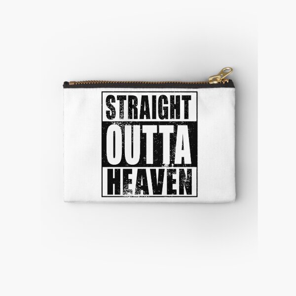 Item preview, Straight Outta Heaven (black) designed and sold by SolidEarthArt.